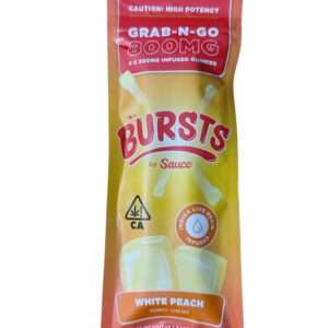 BURST BY SAUCE - WHITE PEACH (800MG)