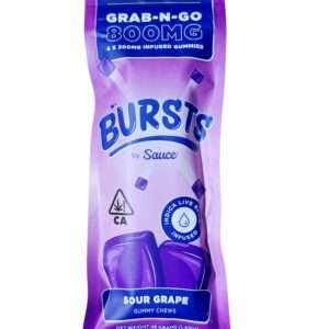 BURST BY SAUCE - SOUR GRAPES (800MG)