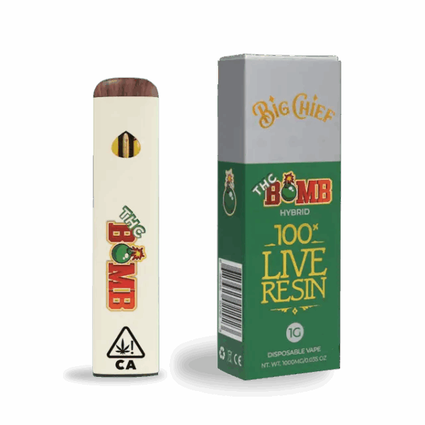 BIG CHIEF - LIVE RESIN 1G DISPOSABLE - THC BOMB