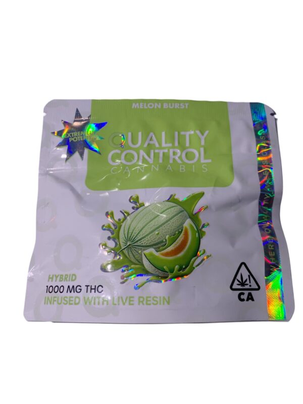 QUALITY CONTROL - INFUSED LIVE RESIN GUMMIES - 1000MG THC