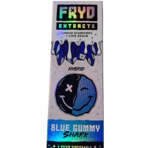 FRYD LIQUID DIAMOND + LIVE RESIN 2G DISPOSABLE - BLUE GUMMY SHARK