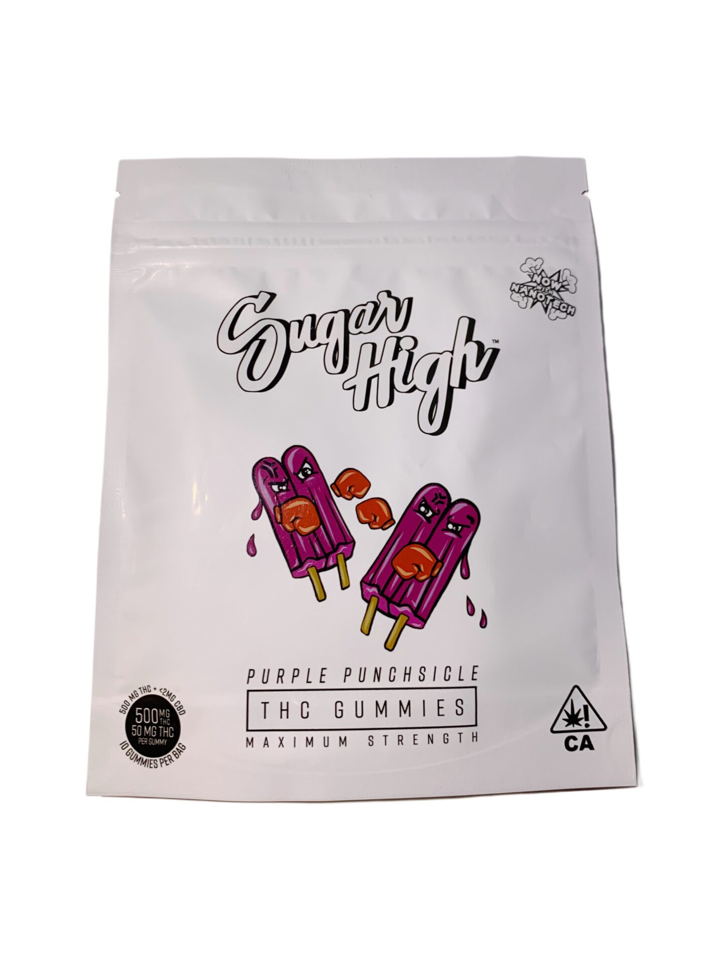 SUGAR HIGH THC GUMMIES - PURPLE PUNCHSICLE - 500MG - Imperial NYC 1 SUGAR HIGH THC GUMMIES - PURPLE PUNCHSICLE - 500MG