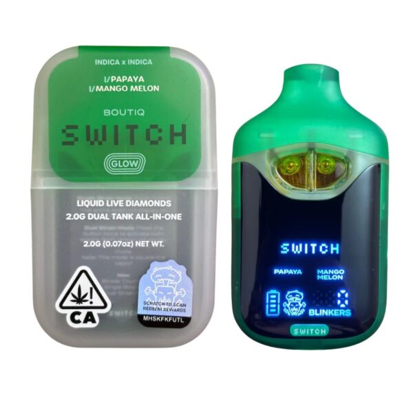 BOUTIQ SWITCH - 2G DISPO - PAPAYA X MANGO MELON