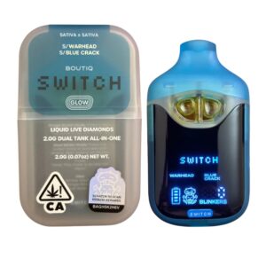 BOUTIQ SWITCH - 2G DISPO - WARHEAD X BLUE CRACK