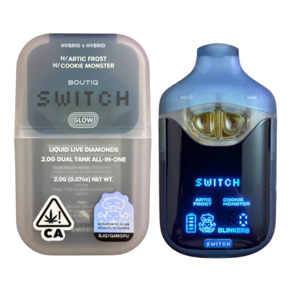 BOUTIQ SWITCH - 2G DISPO - ARCTIC FROST X COOKIE MONSTER