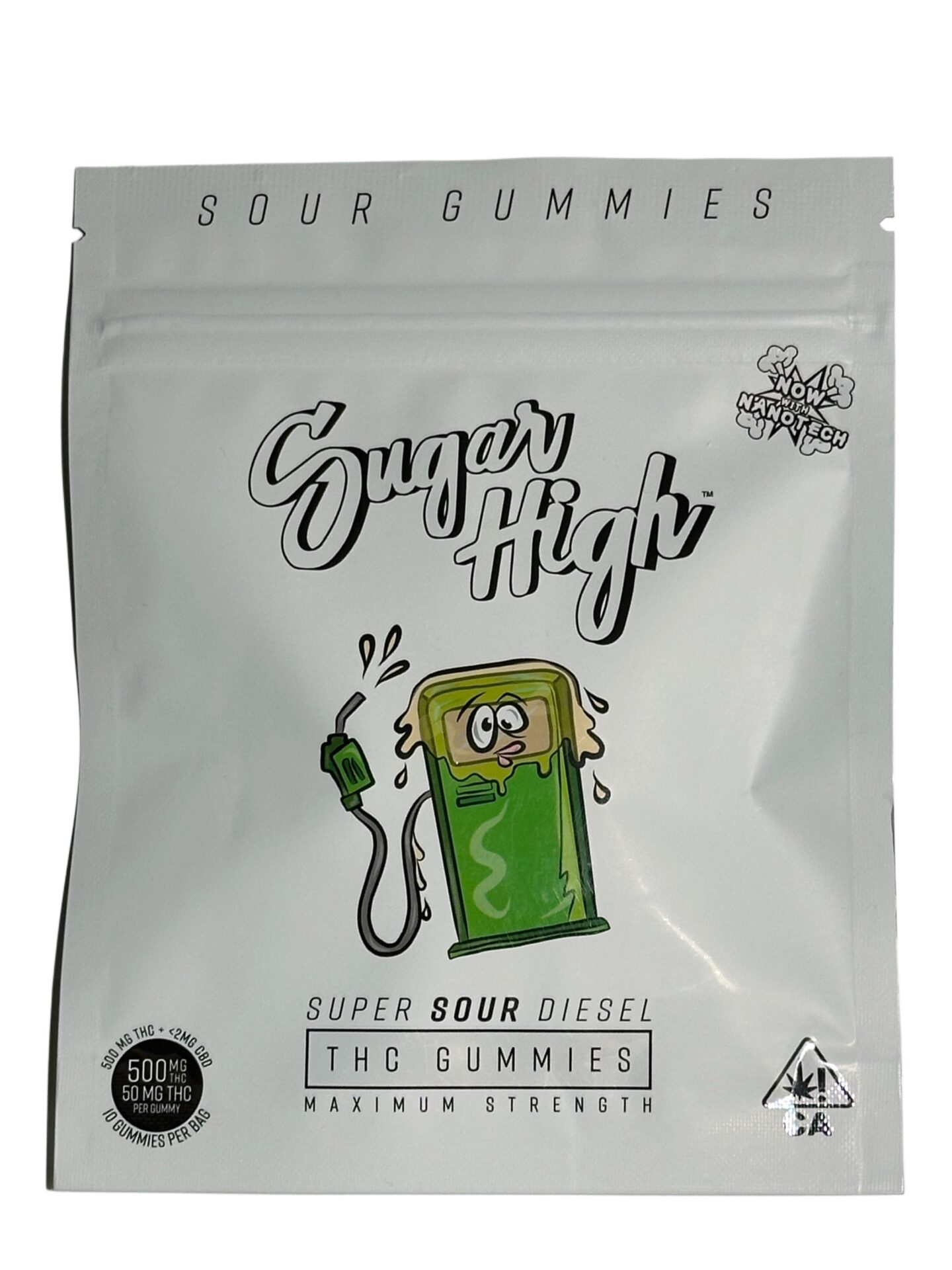 SUGAR HIGH THC GUMMIES - SUPER SOUR DIESEL - 500MG - Imperial NYC 1 4B5E8D48 A5Cd 4A89 937C 7Dc145Ebb19E - Cannabis Delivery NYC