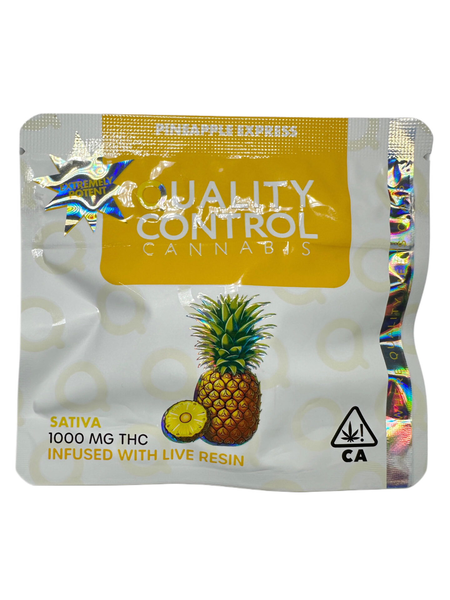 QUALITY CONTROL - INFUSED LIVE RESIN GUMMIES - 1000MG THC - PINEAPPLE EXPRESS - Imperial NYC 1 QUALITY CONTROL - INFUSED LIVE RESIN GUMMIES - 1000MG THC - PINEAPPLE EXPRESS