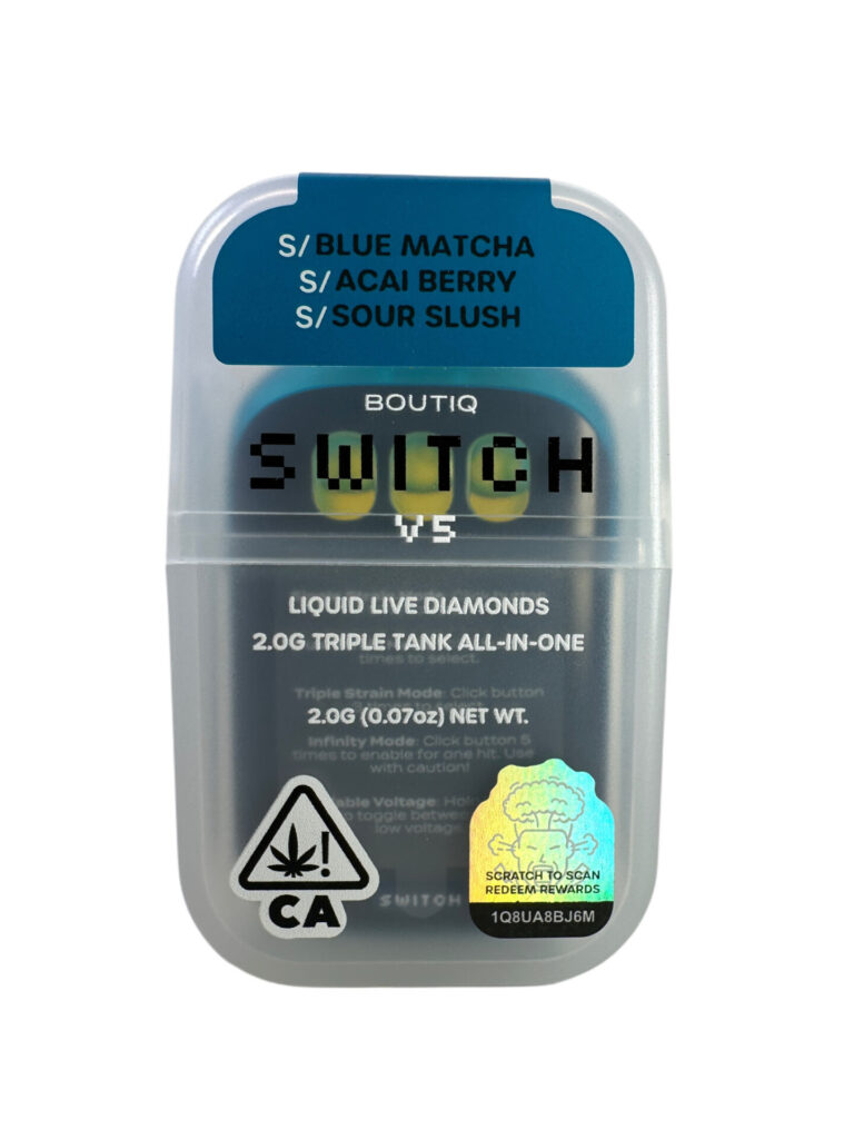 BOUTIQ SWITCH V5 2.0 2G AIO - BLUE MATCHA - ACAI BERRY - SOUR SLUSH - Imperial NYC