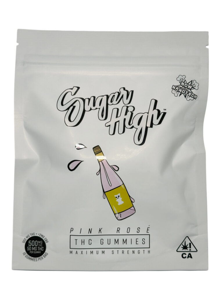 SUGAR HIGH THC GUMMIES 500MG - PINK ROSÉ - Imperial NYC