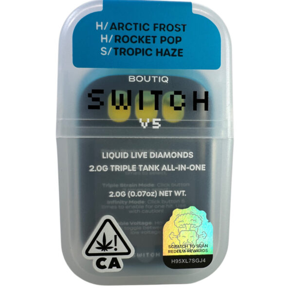 BOUTIQ SWITCH V5 2.0 2G AIO - ARTIC FROST - ROCKET POP - TROPIC HAZE - Imperial NYC