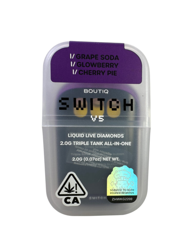 BOUTIQ SWITCH V5 2.0 2G AIO - GRAPE SODA - GLOWBERRY - CHERRY PIE - Imperial NYC