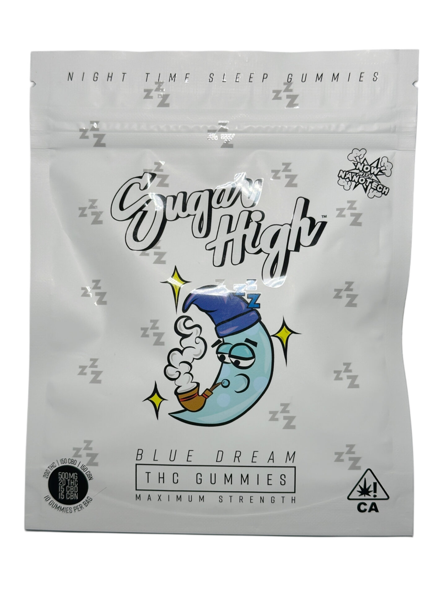 SUGAR HIGH THC GUMMIES 500MG - BLUE DREAM - Imperial NYC 1 SUGAR HIGH THC GUMMIES 500MG - BLUE DREAM