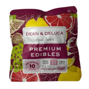 DEAN & DELUCA – FRUIT PUNCH – HYBRID – THC 500MG / 250 MG CBD