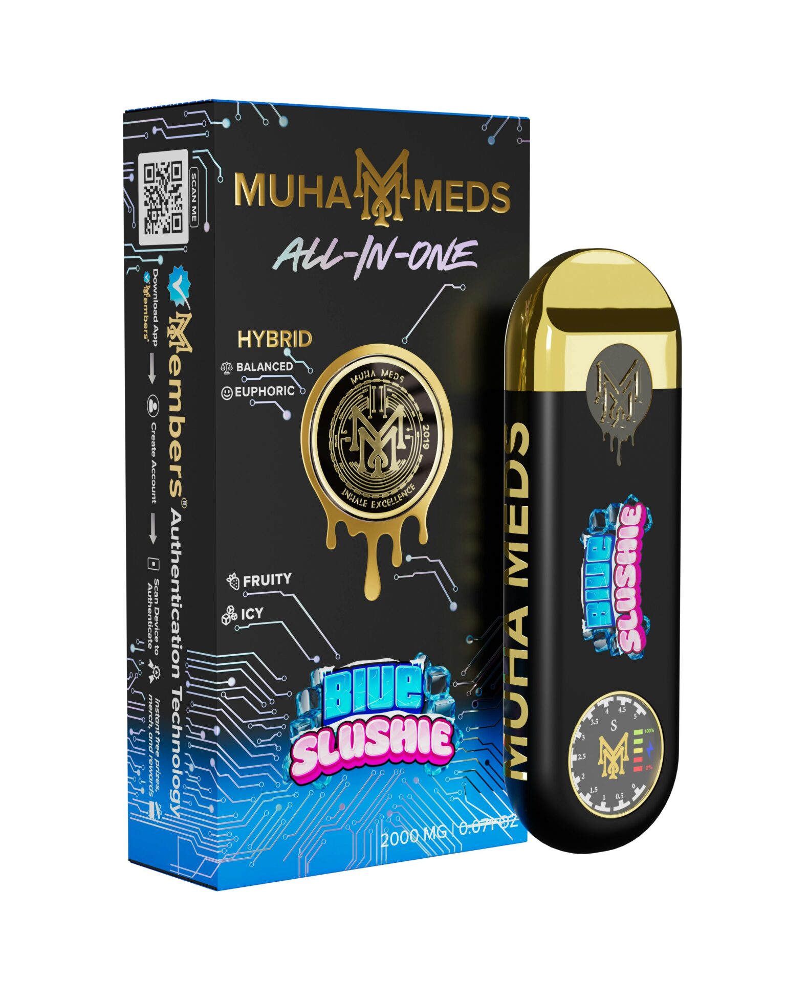 MUHA MEDS ALL-IN-ONE - BLUE SLUSHIE (HYBRID) - Imperial NYC 1 Cannabis Delivery NYC - Imperial NYC Shop