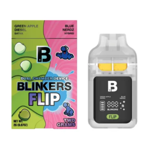 BLINKERS FLIP 2G DISPOSABLE - GREEN APPLE DISESE x BLUE NERDZ