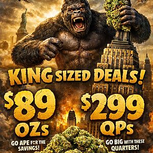 KING SIZED DEAL - 1/4 LB for $299!