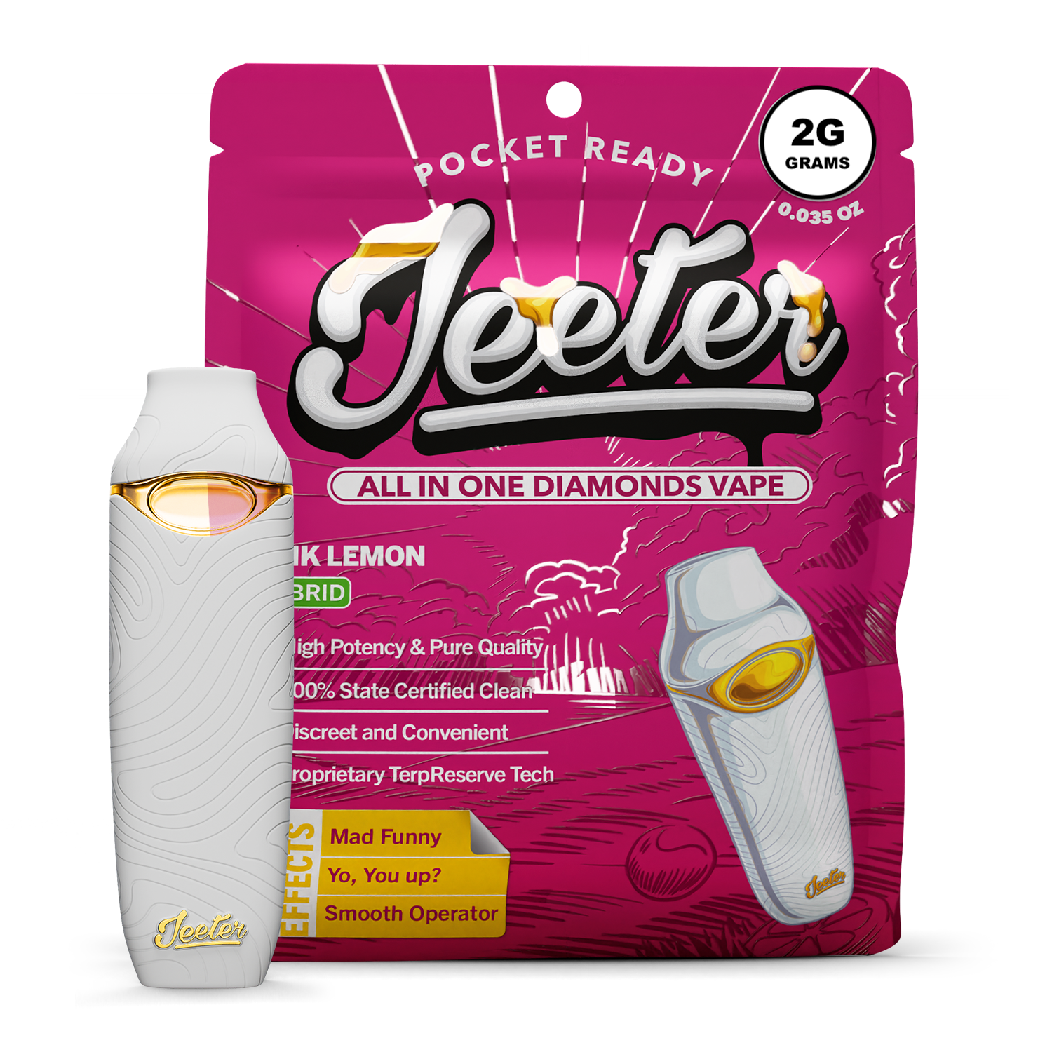 JEETER ALL-IN-ONE LIVE RESIN VAPE 2G – PINK LEMONADE - Imperial NYC 1 JEETER ALL-IN-ONE LIVE RESIN VAPE 2G – PINK LEMONADE