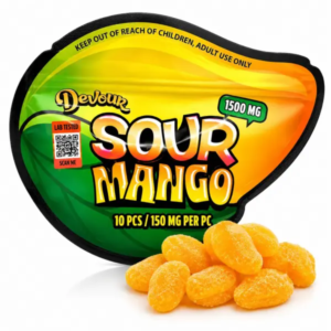 DEVOUR – SOUR MANGO – 1500MG THC
