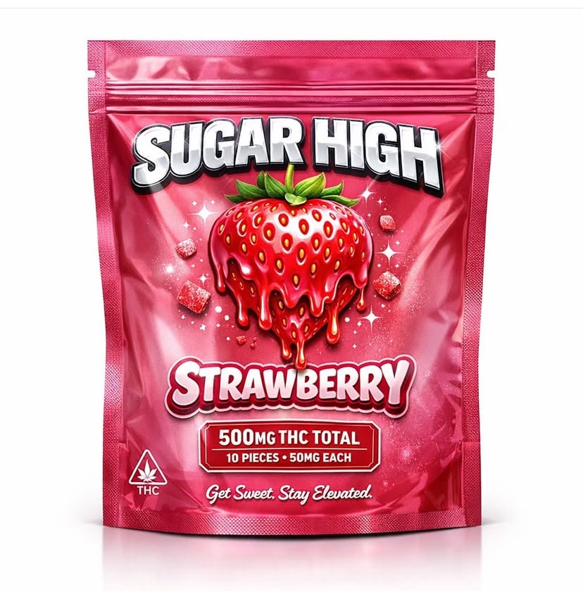 SUGAR HIGH - 500MG THC ROSIN - STRAWBERRY - Imperial NYC 1 SUGAR HIGH - 500MG THC ROSIN - STRAWBERRY