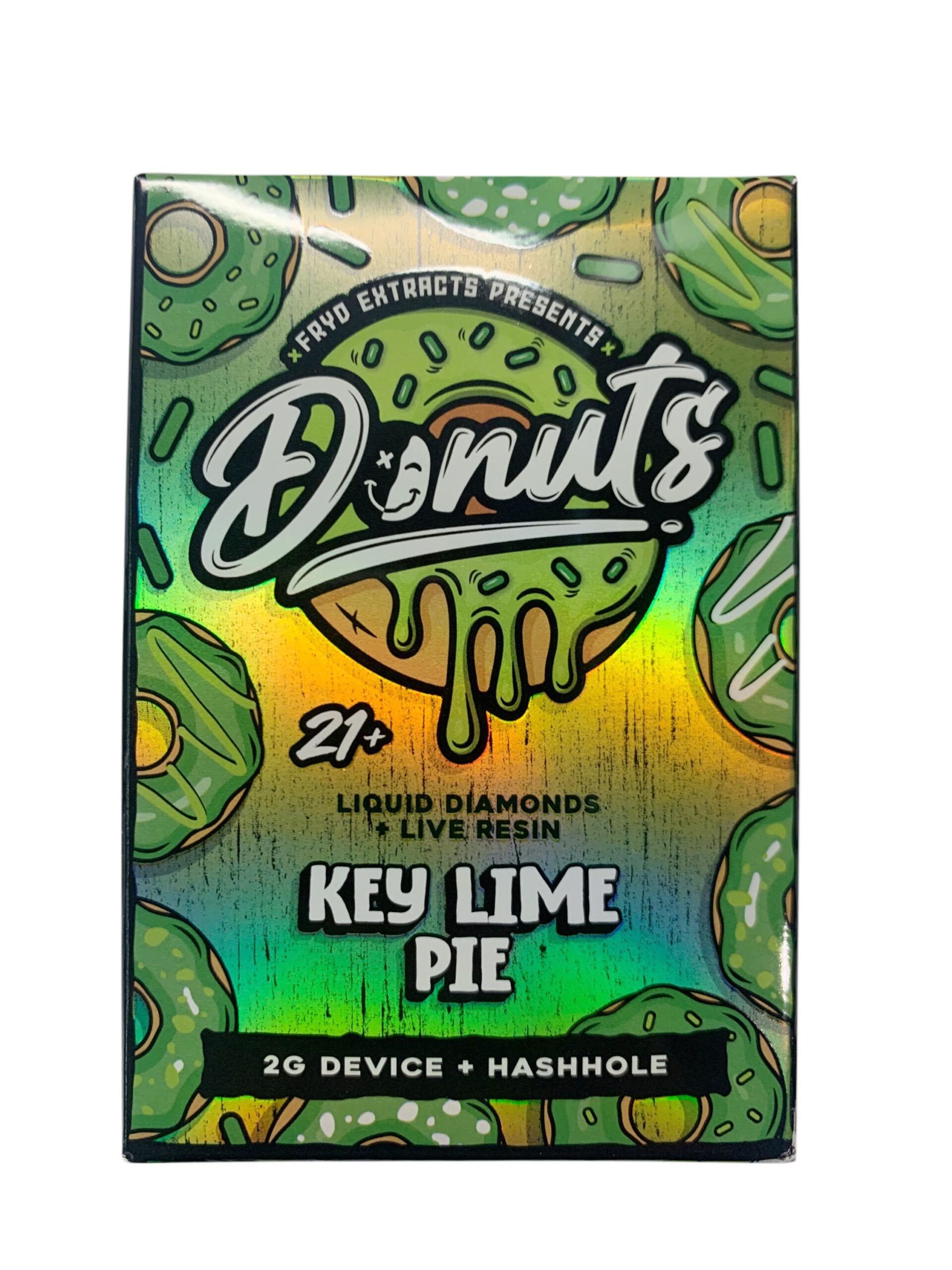 FRYD DONUTS – KEY LIME PIE – 2G DISPOSABLE + HASHHOLE PRE-ROLL